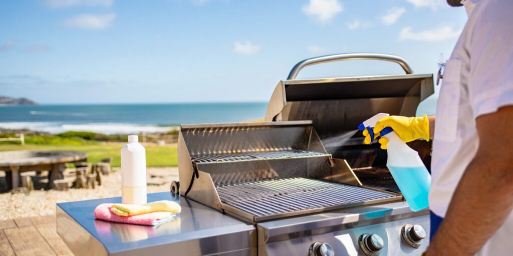 Professional BBQ Grill Sanitizing in Monterey