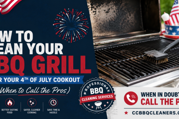 How to Clean Your BBQ Grill After Your 4th of July Cookout