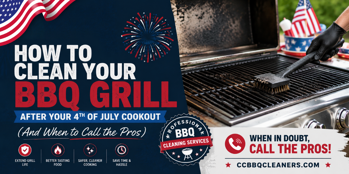 How to Clean Your BBQ Grill After Your 4th of July Cookout